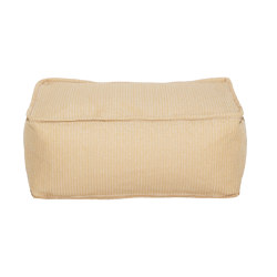 Outdoor pouff | Raffia-effect cushions M - Outdoor | Home textiles | MX HOME