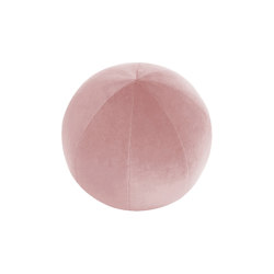 Velvet cushion | Velvet ball cushion - Pink Powder | Cushions | MX HOME