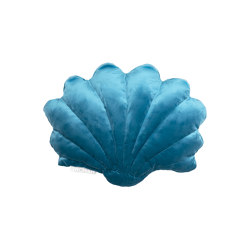 Velvet cushion | Velvet shell cushion - Blue | Cushions | MX HOME