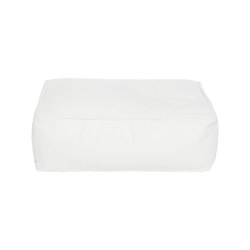 Sgabello galleggiante per esterni | Cuscino da pavimento per esterni bianco S | Poufs | MX HOME