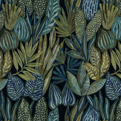 CAY VERT MOUSSE | Pattern plants / flowers | Casamance