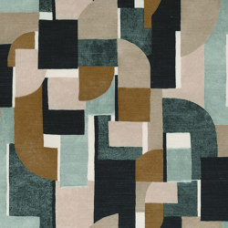 MONTSOURIS CELADON/CAMEL | Upholstery fabrics | Casamance