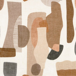 MACHAYA PRINT MORDORE GRIS | Upholstery fabrics | Casamance