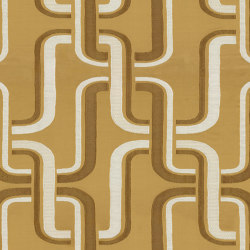 LUMINESCENCE MOUTARDE | Pattern repeat | Casamance