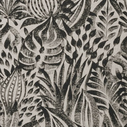 FOLIAGE NOIR | Pattern plants / flowers | Casamance