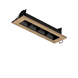 Wood Downlight Pure Linear 190 | Lámparas de pared | LIGHTGUIDE AG