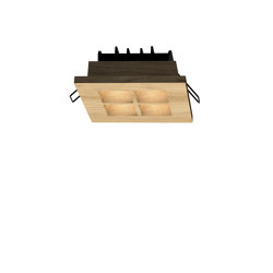 Wood Downlight Pure Square 120