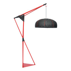 Hanging Standing Lamp D94 Weaving  | Outdoor free-standing lights | cbdesign