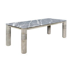 Hercules Dining Table Marble Top  | Dining tables | cbdesign