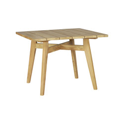 Riff 2 Square Dining Table Open Slate  | Dining tables | cbdesign