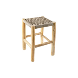 Theo Square Branch Stool 