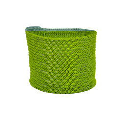 Viareggio Crochet Lid Basket L  | Storage boxes | cbdesign