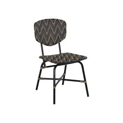 Wabi Dining Chair-Fishbone Weaving  | open base | cbdesign