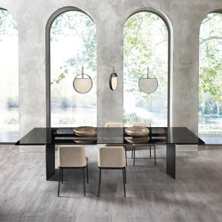 MIlton table | Tabletop rectangular | Cantori spa
