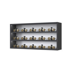 Carré One Locked Eyewear Display 15 positions | Shelving | Top Vision