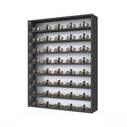 Carré One Locked Eyewear Display 40 positions | Shelving | Top Vision