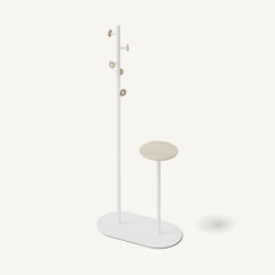 Bloom Coat Rack Table Signal White | Garderoben | MIZETTO