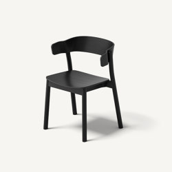 Enfold Armchair Black | Chairs | MIZETTO