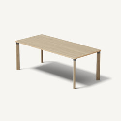 Enfold Table Oak/Black | Tabletop rectangular | MIZETTO