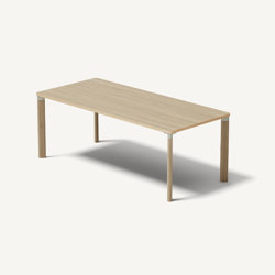 Enfold Table Oak/Forest Green | Dining tables | MIZETTO