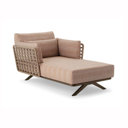 Armàn 73A5 chaise lounge | open base | ROBERTI outdoor pleasure
