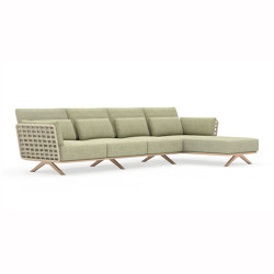 Armàn 7140 divano | Sofa-chaise longue configurations | ROBERTI outdoor pleasure