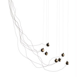 Series 74.7 sculptural cable | Suspended lights | Bocci