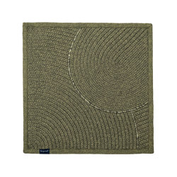 THE OUTDOORS - Shapes in a box - green | Rugs | kymo