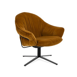 Marie | Lounge Chair with X-Base Frame | Sessel | FREIFRAU MANUFAKTUR