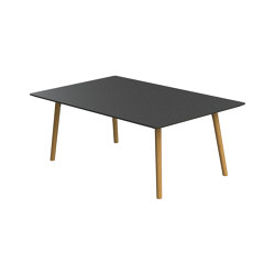 Fly Table Wooden Legs Meeting Rectangular | Objekttische | Sellex