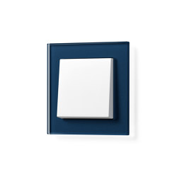 A CREATION Switch in night blue | Interrupteurs à bouton poussoir | JUNG