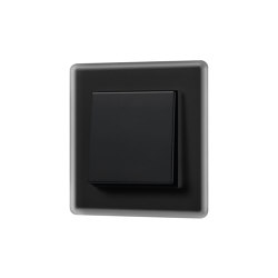 A VIVA in black switch in black | Push-button switches | JUNG