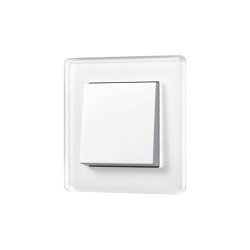 A VIVA in white switch in white | interuttori pulsante | JUNG