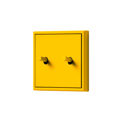 LS 1912 in Les Couleurs® Le Corbusier Switch in The yellow colour of the sun | Interruttori leva | JUNG