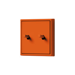 LS 1912 in Les Couleurs® Le Corbusier Switch in The powerful orange | Interruttori leva | JUNG