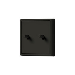 LS 1912 in Les Couleurs® Le Corbusier Switch in The deeply dark natural umber | Toggle switches | JUNG