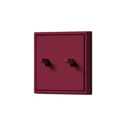 LS 1912 in Les Couleurs® Le Corbusier Switch in The ruby | Interrupteurs à levier | JUNG