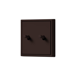 LS 1912 in Les Couleurs® Le Corbusier Switch in The dark burnt umber | Interruptores a palanca | JUNG