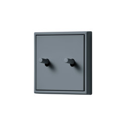 LS 1912 in Les Couleurs® Le Corbusier Switch in The dynamic medium grey | Interrupteurs à levier | JUNG