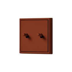 LS 1912 in Les Couleurs® Le Corbusier Switch in The deep brown sienna | Interruttori leva | JUNG