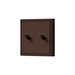 LS 1912 in Les Couleurs® Le Corbusier Switch in The marron | Interrupteurs à levier | JUNG