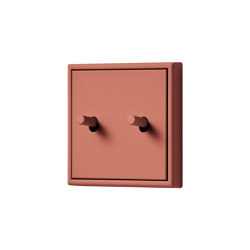 LS 1912 in Les Couleurs® Le Corbusier Switch in The light brick red | Interrupteurs à levier | JUNG