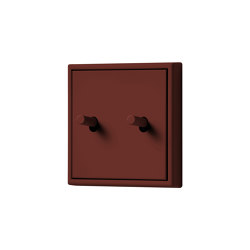 LS 1912 in Les Couleurs® Le Corbusier Switch in The deeply burnt sienna | Interrupteurs à levier | JUNG