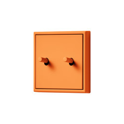 LS 1912 in Les Couleurs® Le Corbusier Switch in The orange apricot | Interrupteurs à levier | JUNG
