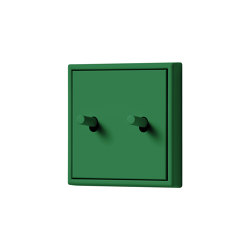 LS 1912 in Les Couleurs® Le Corbusier Switch in The rich brillinat green | Interrupteurs à levier | JUNG