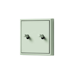 LS 1912 in Les Couleurs® Le Corbusier switch in The Mild Grey Green | Interrupteurs à levier | JUNG