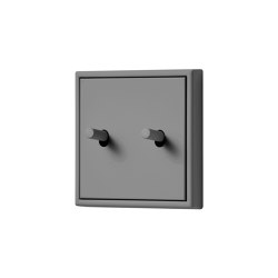 LS 1912 in Les Couleurs® Le Corbusier Switch in The medium grey | Interrupteurs à levier | JUNG