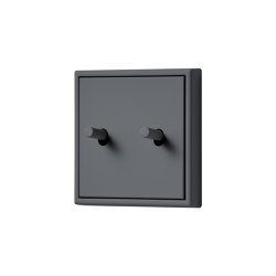 LS 1912 in Les Couleurs® Le Corbusier Switch in The iron grey | Interrupteurs à levier | JUNG