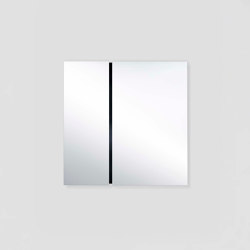 Luna Black Rect. M | Wall mirrors | Deknudt Mirrors