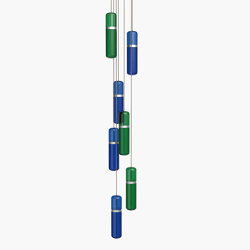 Pill S 36-08 - Blue / Green, Silver Anodised |  | _test blob_id 4.5